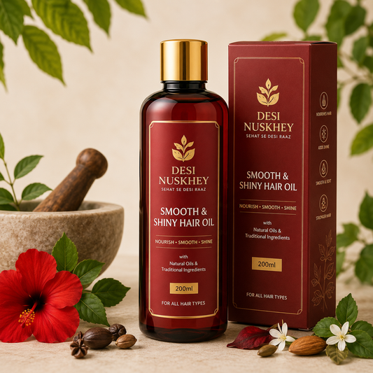 Desi Nuskhey Smooth & Shiny Hair Oil