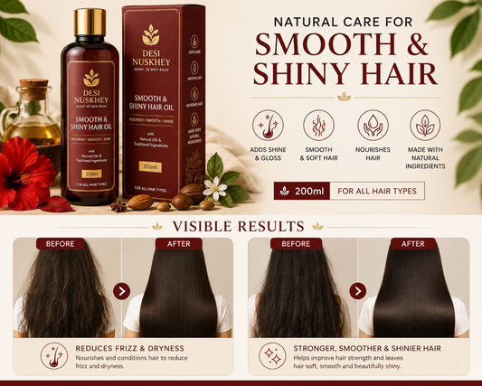 Desi Nuskhey Smooth & Shiny Hair Oil