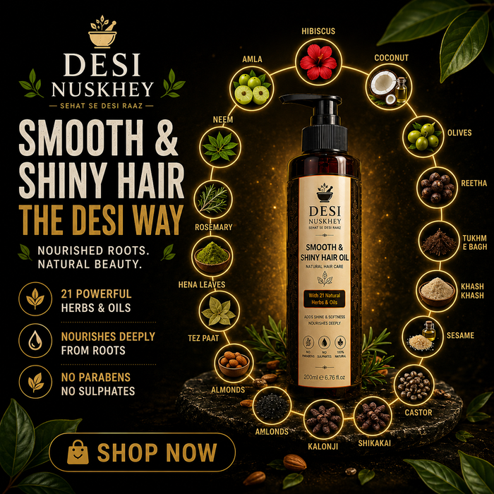 Desi Nuskhey Smooth & Shiny Hair Oil